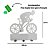 Porta Chave Bike Em Mdf Branco [F031] - Imagem 2