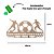 Porta Medalha Futebol Em Mdf Natural [F031] - Imagem 2
