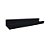 Prateleira Esmalteria Simples 60 Cm Em Mdf Preto [F031] - Imagem 4