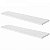 Prateleira Simples 20x20 Cm Com Suporte Em Mdf Branco [F031] - Imagem 2