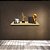 Prateleira Simples 30x15 Cm Com Suporte Em Mdf Natural [F031] - Imagem 5