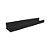 Prateleira Tempero Simples 60cm Em Mdf Preto [F031] - Imagem 1