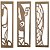 Quadro Decorativo Trio Marvel Natural [F031] - Imagem 2