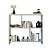 Rack Nicho Aparador Sala Quarto Escritório Mdf Branco [F031] - Imagem 2
