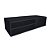 Rack Sala Suspenso Preto Em Mdf [F031] - Imagem 2