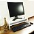 Suporte C/ Prateleira Para Monitor Branco Em Mdf [F031] - Imagem 2