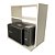 Suporte Microondas Com Nicho Em Mdf Branco [F031] - Imagem 5