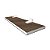 Prateleira Linha-Furta cor Em Mdf Com Borda De Pvc Branco 35x20cm - Imagem 1