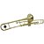 Trombone De Pisto Tb 200p Laqueado Dourado Com Case New York [F097] - Imagem 2