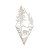 Urso Decorativo Mata Mdf 3mm Branco 43x20 Cm [F031] - Imagem 1