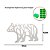Urso Decorativo Raizes Mdf 3mm Branco 19x11 Cm [F031] - Imagem 2