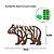 Urso Decorativo Raizes Mdf 3mm Natural Cru 19x11 Cm [F031] - Imagem 2