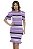 Vestido Midi Tricot Babado Manga Curta [F081] - Imagem 2