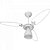 Ventilador de Teto Ventisol Wind Light 3 Pás Transparente 220v [F002] - Imagem 1
