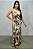 Vestido Longo Fresquinho Estampado Floral Alcinha Fendas [F081] - Imagem 1