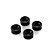 Bucha Trocolos Instrumentos Preta (4 Peças) Spirit JTG-BK [F035] - Imagem 1