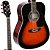 Violão Giannini GD1 EQ Eletroacústico Dreadnought 3 Tone Sunburst [F002] - Imagem 2