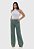 Calça Feminina 7920 Wide Leg Verde [F075] - Imagem 1
