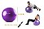 Bola De Exercicios Roxa 65cm Hidrolight Fl13b [F083] - Imagem 2
