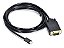 Cabo Adaptador De Video Cabo 23407  Adap-conv Mini Display Port Macho Para Vga Macho 1,80 Metro [F083] - Imagem 1