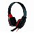 Headset Gamer Multilaser P2 Cabo De Nylon Preto E Vermelho - Ph120 [F083] - Imagem 1