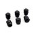 Knob Chaves Seletoras Guitarra Tele (6 Peças) Spirit PTE-BK [F035] - Imagem 1