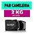 Caneleira Peso Kit 2kg (2 Un 1kg) Hidrolight Id1732 [F083] - Imagem 2