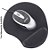 Mouse Pad Gel Preto Ac024 [F083] - Imagem 1