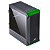 Gabinete Gamer Borealis Com Janela Acrílica Com Dobradiça Preto Frontal Com Fita Led Rgb [F083] - Imagem 2