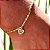 Pulseira Com Coração De Zircônias Coloridas Folheado A Ouro 18k - Imagem 2