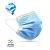 Mascara De Proteçao Tripla Azul Cx Com 50un Hc400 Multilaser [F083] - Imagem 1