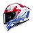 Capacete Hjc Rpha 1 Nomaro Vermelho Branco Azul E Cinza 58 [F016] - Imagem 3
