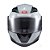 Capacete Texx Escamot Gladiator V3 Makan Cinz Verm 58 [F016] - Imagem 1
