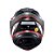 Capacete Texx Escamot Gladiator V3 Makan Cinz Verm 58 [F016] - Imagem 5