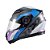 Capacete Texx Escamot Gladiator V3 Reisen Azul Rosa Branc 58 [F016] - Imagem 3