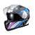 Capacete Texx Escamot Gladiator V3 Reisen Azul Rosa Branc 58 [F016] - Imagem 8