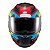 Capacete Texx Fechado Hawk Ride Azul Verd Verm Pret 58 [F016] - Imagem 2