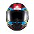 Capacete Texx Fechado Hawk Ride Azul Verd Verm Pret 58 [F016] - Imagem 1