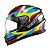 Capacete Texx Fechado Hawk Ride Azul Verd Verm Pret 60 [F016] - Imagem 3