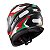 Capacete Texx Fechado Hawk Ride Verd Verm Branc Pret 56 [F016] - Imagem 4