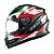 Capacete Texx Fechado Hawk Ride Verd Verm Branc Pret 56 [F016] - Imagem 3
