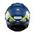 Capacete Texx Fechado Wing Grid Azul Verd Branc 62 [F016] - Imagem 4