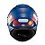 Capacete Texx Fechado Wing Grid Azul Verm Branc 56 [F016] - Imagem 5