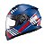 Capacete Texx Fechado Wing Grid Azul Verm Branc 58 [F016] - Imagem 3