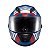 Capacete Texx Fechado Wing Grid Azul Verm Branc 58 [F016] - Imagem 1