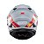 Capacete Texx Fechado Wing Grid Chumb Verm Branc 58 [F016] - Imagem 5
