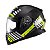 Capacete Texx Fechado Wing Grid Pret Verd Branc 58 [F016] - Imagem 3