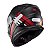 Capacete Texx Fechado Wing Grid Pret Verm Branc 60 [F016] - Imagem 4