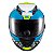 Capacete Texx Fechado Wing Superstar Azul Verd Branc 60 [F016] - Imagem 2