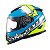 Capacete Texx Fechado Wing Superstar Azul Verd Branc 62 [F016] - Imagem 3